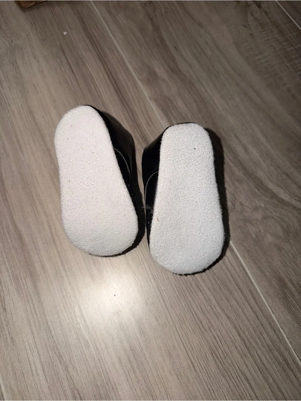 Little Treasures 0-6 months Baby Black Classic Oxford Shoes